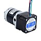 Nema 17 Stepper Motor Bipolar L=34mm w/ Gear Ratio 20:1 MG Series Planetary Gearbox - 17HS13-0404S-MG20 | StepperOnline CA