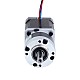 Nema 17 Stepper Motor Bipolar L=48mm w/ Gear Ratio 5:1 MG Series Planetary Gearbox - 17HS19-1684S-MG5 | StepperOnline CA
