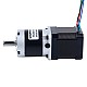 Nema 17 Stepper Motor Bipolar L=48mm w/ Gear Ratio 50:1 MG Series Planetary Gearbox - 17HS19-1684S-MG50 | StepperOnline CA