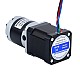 Nema 17 Stepper Motor Bipolar L=48mm w/ Gear Ratio 50:1 MG Series Planetary Gearbox - 17HS19-1684S-MG50 | StepperOnline CA