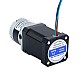 Nema 17 Stepper Motor Bipolar L=60mm w/ Gear Ratio 10:1 MG Series Planetary Gearbox - 17HS24-2104S-MG10 | StepperOnline CA