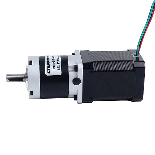 Nema 17 Stepper Motor Bipolar L=60mm w/ Gear Ratio 50:1 MG Series Planetary Gearbox - 17HS24-2104S-MG50 | StepperOnline CA