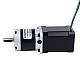 Nema 17 Stepper Motor Bipolar L=60mm w/ Gear Ratio 50:1 MG Series Planetary Gearbox - 17HS24-2104S-MG50 | StepperOnline CA