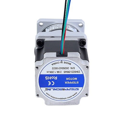 Nema 23 Stepper Motor Bipolar L=54.5mm w/ Gear Ratio 5:1 MG Series Planetary Gearbox - 23HS22-2904S-MG5 | StepperOnline CA