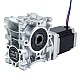 Nema 23 Stepper Motor 76mm Gear Ratio 15:1 Worm Gearbox NMRVS30 Worm Gear Speed Reducer - 23HS30-2804S-RVS30-G15 | StepperOnline CA Nema 23 Stepper Motor 76mm Gear Ratio 15:1 Worm Gearbox NMRVS30 Worm Gear Speed Reducer - 23HS30-2804S-RVS30-G15 | StepperOnline CA