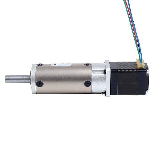 Nema 8 Stepper Motor Bipolar L=28mm w/ Gear Ratio 100:1 EG Series Planetary Gearbox - 8HS11-0204S-EGS100 | StepperOnline CA