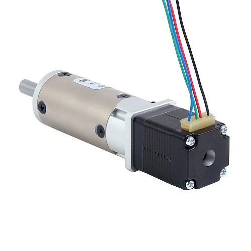 Nema 8 Stepper Motor Bipolar L=28mm w/ Gear Ratio 100:1 EG Series Planetary Gearbox - 8HS11-0204S-EGS100 | StepperOnline CA