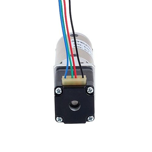 Nema 8 Stepper Motor Bipolar L=28mm w/ Gear Ratio 100:1 EG Series Planetary Gearbox - 8HS11-0204S-EGS100 | StepperOnline CA