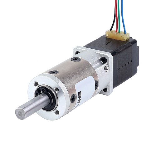 Nema 8 Stepper Motor Bipolar L=28mm w/ Gear Ratio 5:1 EG Series Planetary Gearbox - 8HS11-0204S-EGS5 | StepperOnline CA