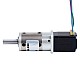 Nema 8 Stepper Motor Bipolar L=28mm w/ Gear Ratio 5:1 EG Series Planetary Gearbox - 8HS11-0204S-EGS5 | StepperOnline CA