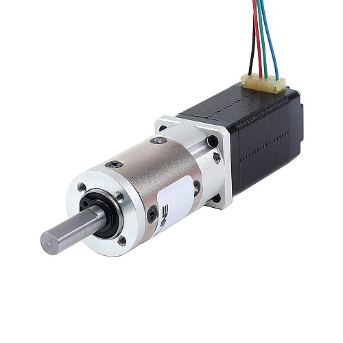 Nema 8 Stepper Motor Bipolar L=39.3mm w/ Gear Ratio 10:1 EG Series Planetary Gearbox - 8HS15-0604S-EGS10 | StepperOnline CA