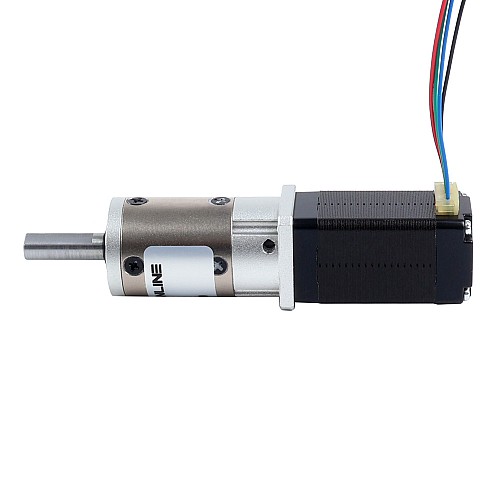 Nema 8 Stepper Motor Bipolar L=39.3mm w/ Gear Ratio 10:1 EG Series Planetary Gearbox - 8HS15-0604S-EGS10 | StepperOnline CA
