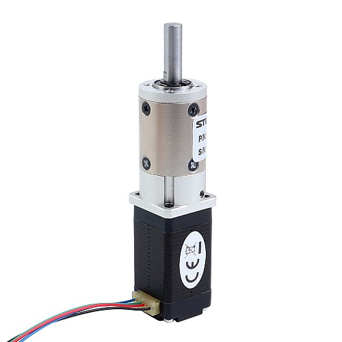 Nema 8 Stepper Motor Bipolar L=39.3mm w/ Gear Ratio 10:1 EG Series Planetary Gearbox - 8HS15-0604S-EGS10 | StepperOnline CA