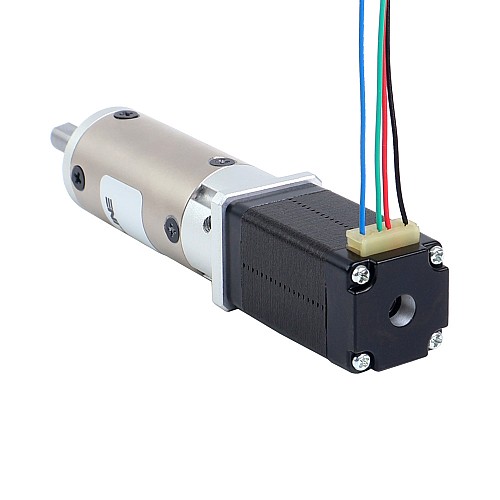 Nema 8 Stepper Motor Bipolar L=39.3mm w/ Gear Ratio 100:1 EG Series Planetary Gearbox - 8HS15-0604S-EGS100 | StepperOnline CA Nema 8 Stepper Motor Bipolar L=39.3mm w/ Gear Ratio 100:1 EG Series Planetary Gearbox - 8HS15-0604S-EGS100 | StepperOnline CA