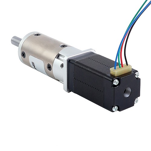 Nema 8 Stepper Motor Bipolar L=39.3mm w/ Gear Ratio 20:1 EG Series Planetary Gearbox - 8HS15-0604S-EGS20 | StepperOnline CA