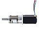 Nema 8 Stepper Motor Bipolar L=39.3mm w/ Gear Ratio 5:1 EG Series Planetary Gearbox - 8HS15-0604S-EGS5 | StepperOnline CA
