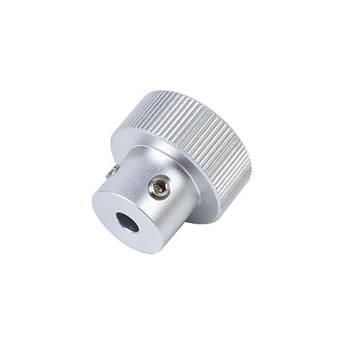 Aluminium Alloy Motor Handwheel 25mm OD 5mm Bore Diameter - HWA25-D5 | StepperOnline CA