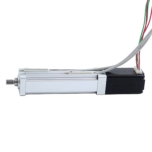 Nema 8 Ball Screw Electric Cylinder 0.5A Stroke 20mm 0.01Nm(1.42oz.in) Lead 1mm(0.03937) with Limit Switch - LCB8S12BSS05-20D | StepperOnline CA