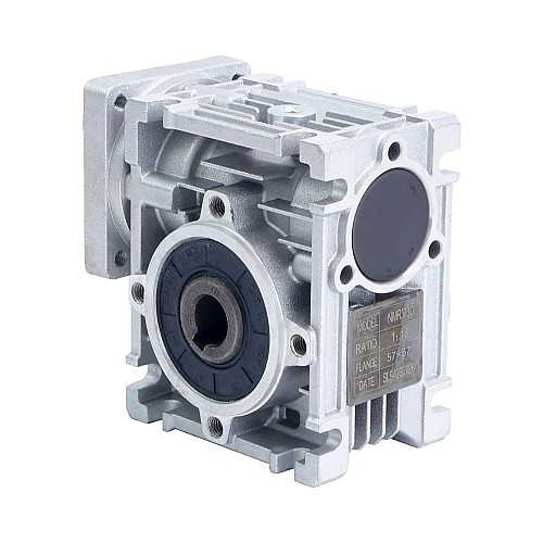 15:1 Worm Gearbox NMRV30 Worm Gear Speed Reducer 9mm Input Shaft Diameter - NMRV30-G15-D9 | StepperOnline CA