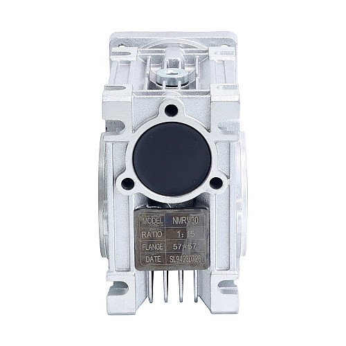 15:1 Worm Gearbox NMRV30 Worm Gear Speed Reducer 9mm Input Shaft Diameter - NMRV30-G15-D9 | StepperOnline CA