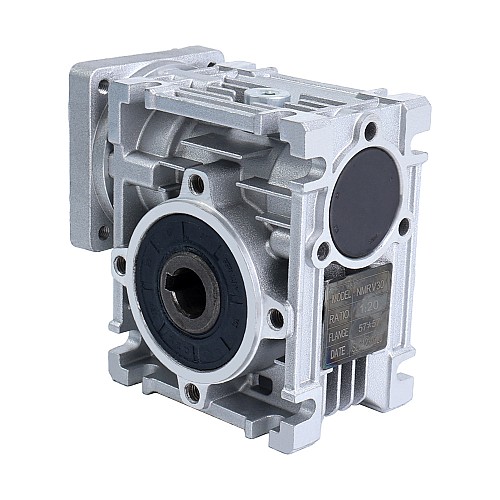 20:1 Worm Gearbox NMRV30 Worm Gear Speed Reducer 11mm Input Shaft Diameter - NMRV30-G20-D11 | StepperOnline CA