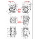 10:1 Worm Gearbox NMRVS40 Worm Gear Speed Reducer 14mm Input Shaft Diameter - NMRVS40-G10-D14 | StepperOnline CA 10:1 Worm Gearbox NMRVS40 Worm Gear Speed Reducer 14mm Input Shaft Diameter - NMRVS40-G10-D14 | StepperOnline CA