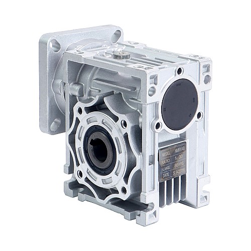30:1 Worm Gearbox NMRV40 Worm Gear Speed Reducer 14mm Input Shaft Diameter - NMRV40-G30-D14 | StepperOnline CA 30:1 Worm Gearbox NMRV40 Worm Gear Speed Reducer 14mm Input Shaft Diameter - NMRV40-G30-D14 | StepperOnline CA