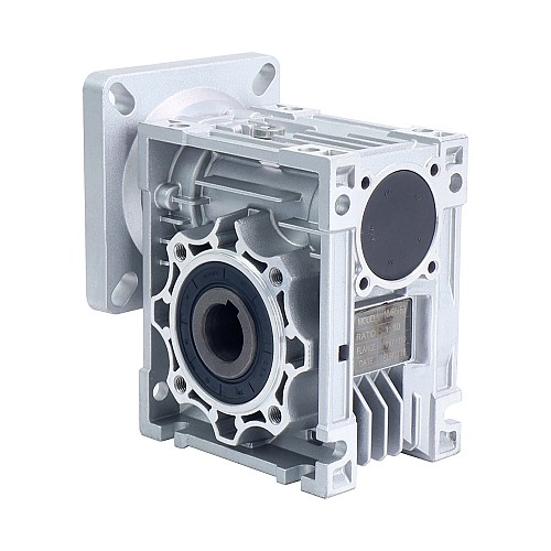 10:1 Worm Gearbox NMRV50 Worm Gear Speed Reducer 19mm Input Shaft Diameter - NMRV50-G10-D19 | StepperOnline CA 10:1 Worm Gearbox NMRV50 Worm Gear Speed Reducer 19mm Input Shaft Diameter - NMRV50-G10-D19 | StepperOnline CA