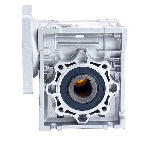 10:1 Worm Gearbox NMRV50 Worm Gear Speed Reducer 19mm Input Shaft Diameter - NMRV50-G10-D19 | StepperOnline CA 10:1 Worm Gearbox NMRV50 Worm Gear Speed Reducer 19mm Input Shaft Diameter - NMRV50-G10-D19 | StepperOnline CA