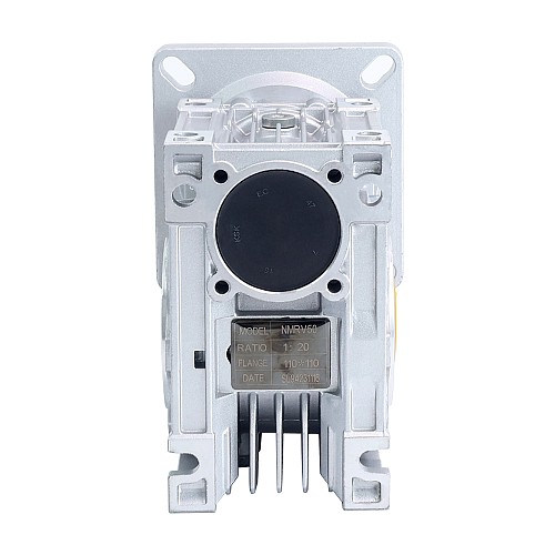 20:1 Worm Gearbox NMRV50 Worm Gear Speed Reducer 19mm Input Shaft Diameter - NMRV50-G20-D19 | StepperOnline CA