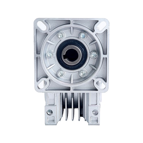 10:1 Worm Gearbox NMRV50 Worm Gear Speed Reducer 19mm Input Shaft Diameter - NMRV50-G10-D19 | StepperOnline CA 10:1 Worm Gearbox NMRV50 Worm Gear Speed Reducer 19mm Input Shaft Diameter - NMRV50-G10-D19 | StepperOnline CA