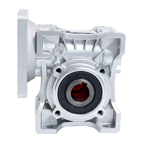 50:1 Worm Gearbox NMRVS50 Worm Gear Speed Reducer 19mm Input Shaft Diameter - NMRVS50-G50-D19 | StepperOnline CA