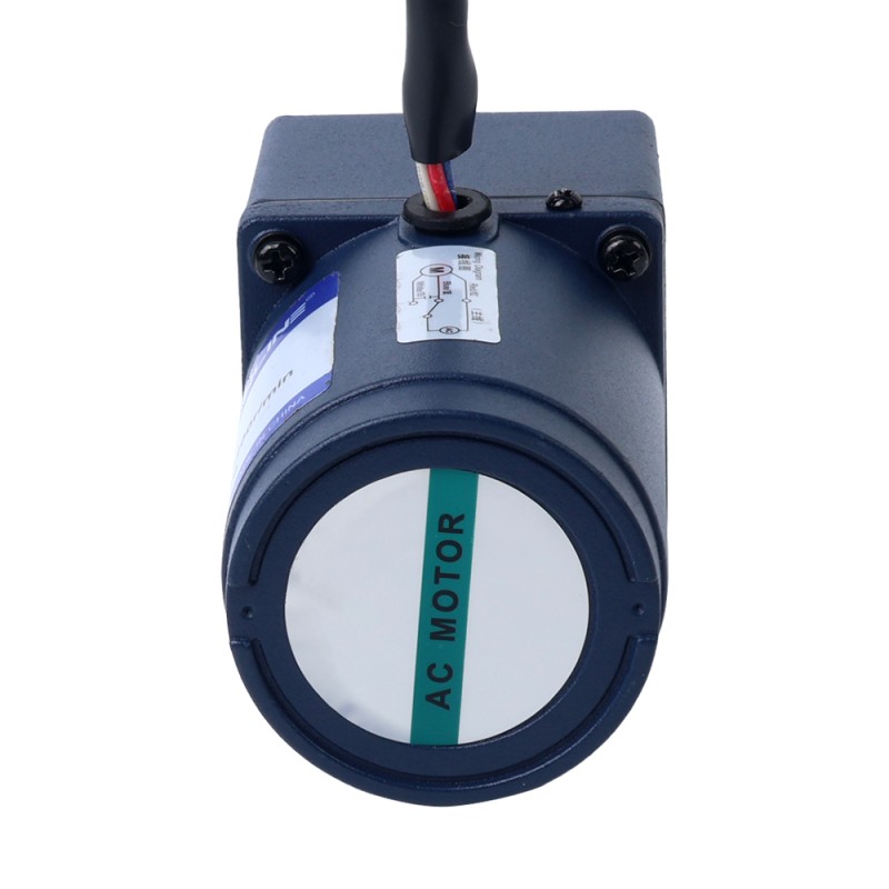6W 220VAC 50Hz 27RPM 1.61Nm(227.99oz.in) Flange 60mm Spur Gearbox Single-phase AC Induction Motor - 2IK6GN-C/2GN50K | StepperOnline CA 6W 220VAC 50Hz 27RPM 1.61Nm(227.99oz.in) Flange 60mm Spur Gearbox Single-phase AC Induction Motor - 2IK6GN-C/2GN50K | StepperOnline CA