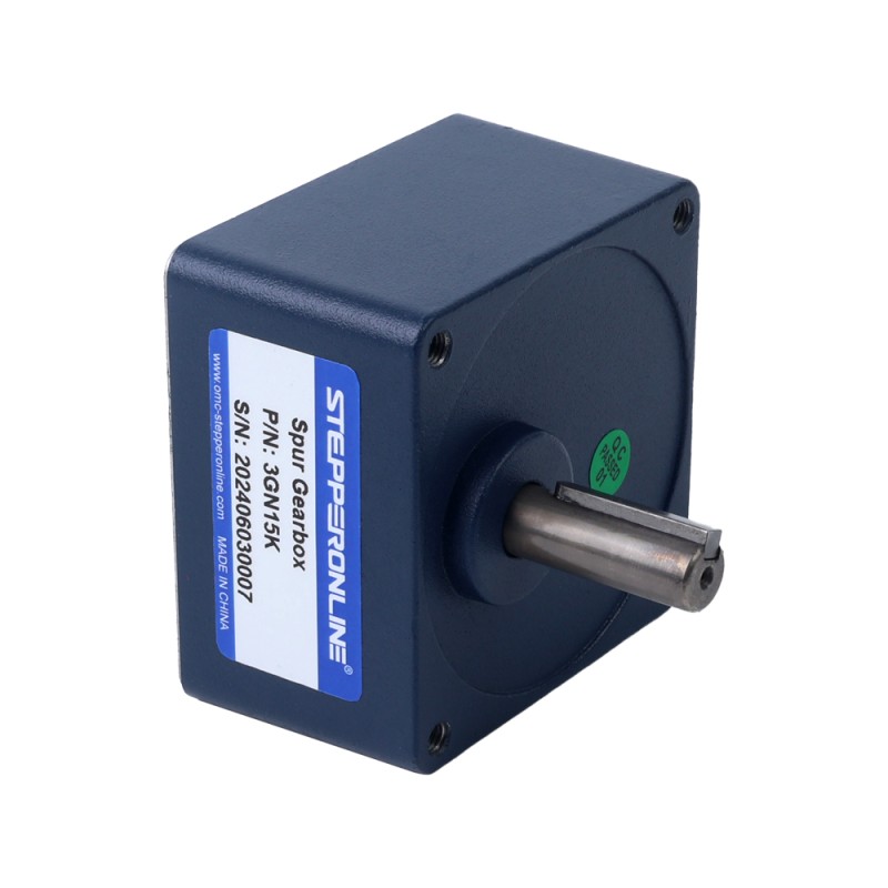 Brushed 12V 30W 0.97Nm(137.36oz.in) 200RPM w/ 15:1 Spur Gearbox DC Gear Motor - F3D30-12GN-30S/3GN15K | StepperOnline CA