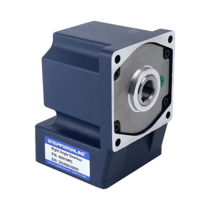 25W 110VAC 60Hz 9-155RPM 1.30Nm(184.09oz.in) Flange 80mm Right Angle Gearbox Single-phase AC Variable Speed Motor - 4IK25RGN-A/4GN10RC | StepperOnline CA