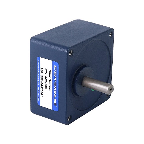 Brushed 24V 60W 5.15Nm(729.30oz.in) 90RPM w/ 20:1 Spur Gearbox DC Gear Motor - F4D60-24GN-18S/4GN20K | StepperOnline CA