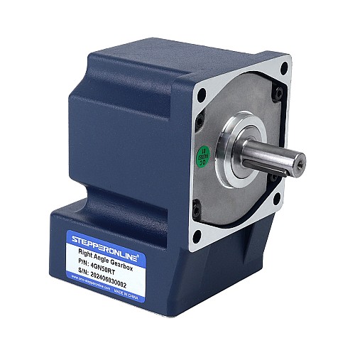 24V 40W 60RPM Geared BLDC Motor 4.59Nm(650.34oz.in) 50:1 Right Angle Gearbox - F4B40-24GN-30S/4GN50RT | StepperOnline CA 24V 40W 60RPM Geared BLDC Motor 4.59Nm(650.34oz.in) 50:1 Right Angle Gearbox - F4B40-24GN-30S/4GN50RT | StepperOnline CA