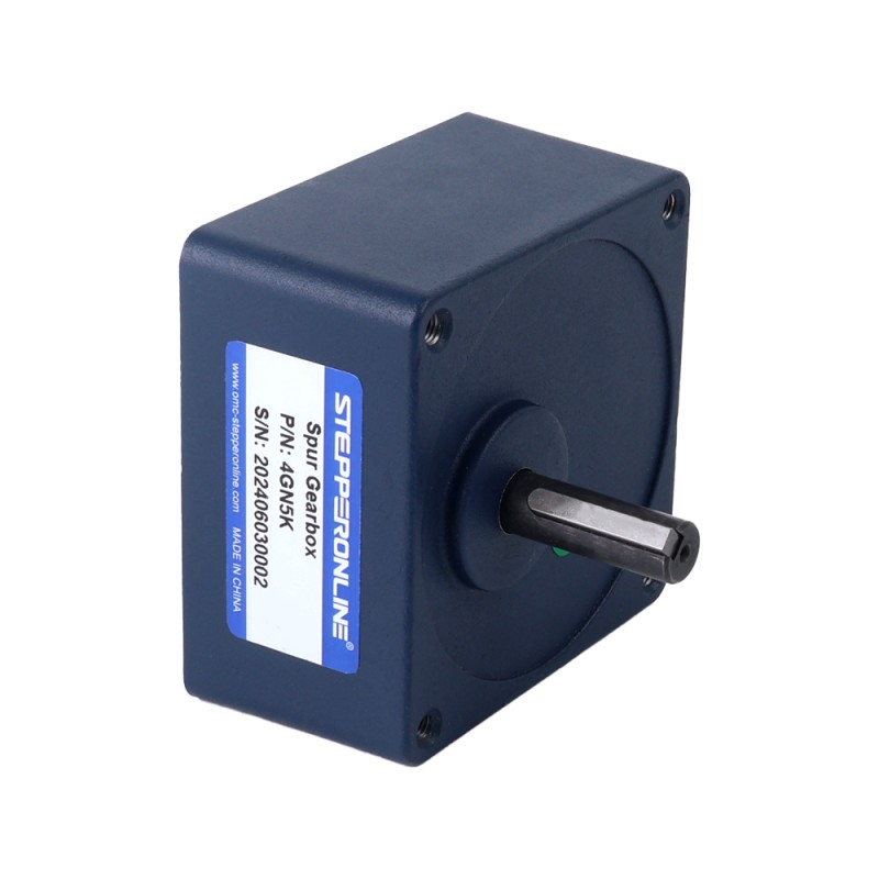 25W 110VAC 60Hz 18-310RPM 0.61Nm(86.38oz.in) Flange 80mm Spur Gearbox Single-phase AC Variable Speed Motor - 4IK25RGN-A/4GN5K | StepperOnline CA