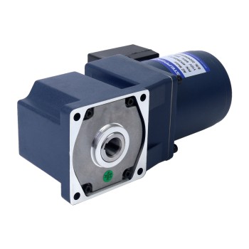 25W 220VAC 67.5RPM 2.60Nm(368.19oz.in) Flange 80mm Right Angle Gearbox Hollow Shaft Single-phase AC Induction Motor