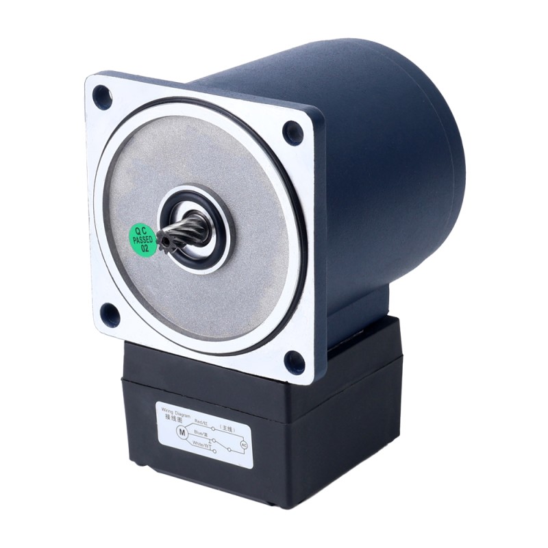 25W 220VAC 50Hz 67.5RPM 2.60Nm(368.19oz.in) Flange 80mm Right Angle Gearbox Hollow Shaft Single-phase AC Induction Motor - 4IK25GN-CT/4GN20RC | StepperOnline CA 25W 220VAC 50Hz 67.5RPM 2.60Nm(368.19oz.in) Flange 80mm Right Angle Gearbox Hollow Shaft Single-phase AC Induction Motor - 4IK25GN-CT/4GN20RC | StepperOnline CA