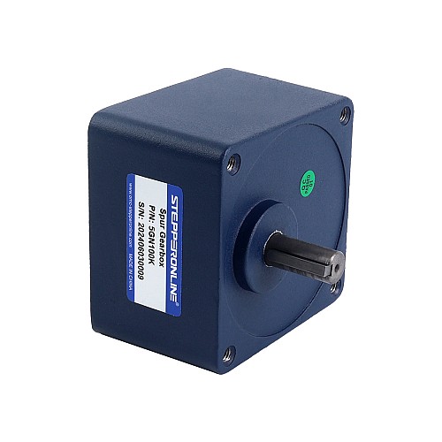 40W 110VAC 60Hz 15.5RPM 10.00Nm(1416.12oz.in) Flange 90mm Spur Gearbox Single-phase AC Induction Motor - 5IK40GN-AT/5GN100K | StepperOnline CA 40W 110VAC 60Hz 15.5RPM 10.00Nm(1416.12oz.in) Flange 90mm Spur Gearbox Single-phase AC Induction Motor - 5IK40GN-AT/5GN100K | StepperOnline CA