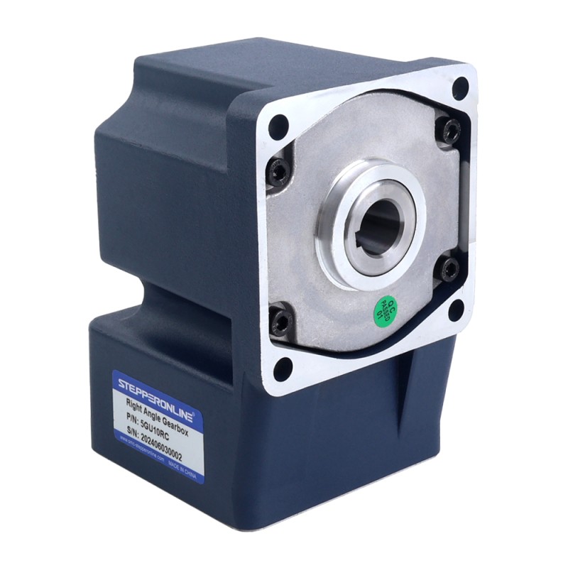 90W 220VAC/380VAC 50/60Hz 135RPM 4.60Nm(651.41oz.in) Flange 90mm Right Angle Gearbox Hollow Shaft Three-phase AC Induction Motor - 5IK90GU-S/S3FT/5GU10RC | StepperOnline CA 90W 220VAC/380VAC 50/60Hz 135RPM 4.60Nm(651.41oz.in) Flange 90mm Right Angle Gearbox Hollow Shaft Three-phase AC Induction Motor - 5IK90GU-S/S3FT/5GU10RC | StepperOnline CA
