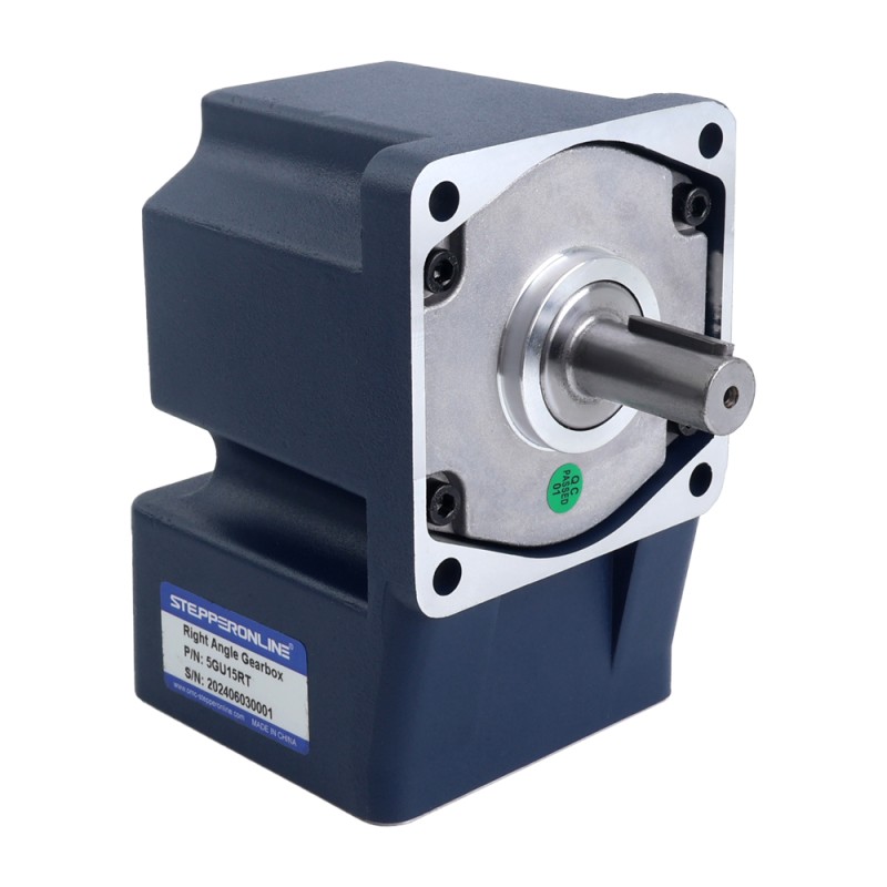 90W 220VAC/380VAC 50/60Hz 90RPM 7.00Nm(991.28oz.in) Flange 90mm Right Angle Gearbox Keyway Shaft Three-phase AC Induction Motor - 5IK90GU-S/S3FT/5GU15RT | StepperOnline CA 90W 220VAC/380VAC 50/60Hz 90RPM 7.00Nm(991.28oz.in) Flange 90mm Right Angle Gearbox Keyway Shaft Three-phase AC Induction Motor - 5IK90GU-S/S3FT/5GU15RT | StepperOnline CA