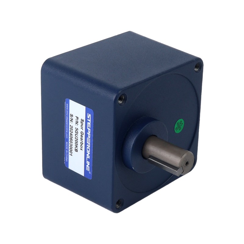 90W 220VAC/380VAC 50/60Hz 6.75/7.75RPM 20.00Nm(2832.23oz.in) Flange 90mm Spur Gearbox Three-phase AC Induction Motor - 5IK90GU-S/S3FT/5GU200KB | StepperOnline CA