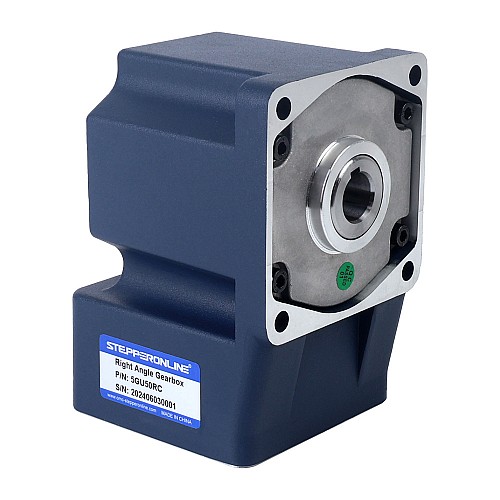 Brushed 12V 90W 8.76Nm(1240.52oz.in) 60RPM w/ 50:1 Right Angle Gearbox DC Gear Motor - F5D90-12GU-30S/5GU50RC | StepperOnline CA Brushed 12V 90W 8.76Nm(1240.52oz.in) 60RPM w/ 50:1 Right Angle Gearbox DC Gear Motor - F5D90-12GU-30S/5GU50RC | StepperOnline CA