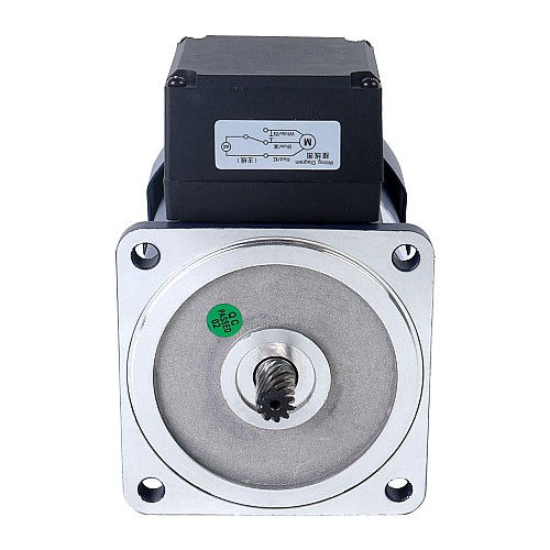 120W 110VAC 60Hz 15.5RPM 20.00Nm(2832.23oz.in) Flange 90mm Spur Gearbox Single-phase AC Induction Motor - 5IK120GU-AFT/5GU100KB | StepperOnline CA 120W 110VAC 60Hz 15.5RPM 20.00Nm(2832.23oz.in) Flange 90mm Spur Gearbox Single-phase AC Induction Motor - 5IK120GU-AFT/5GU100KB | StepperOnline CA