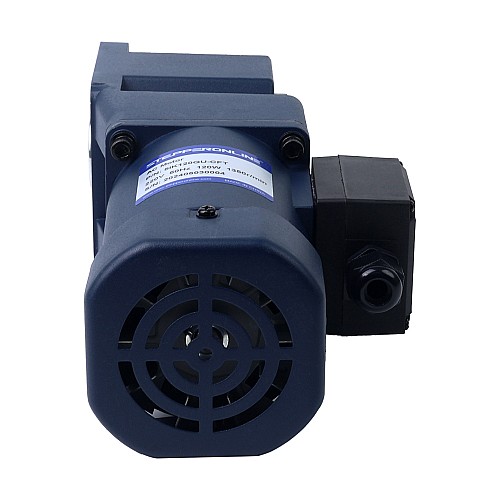 120W 220VAC 50Hz 13.5RPM 40.00Nm(5664.47oz.in) Flange 90mm Right Angle Gearbox Hollow Shaft Single-phase AC Induction Motor - 5IK120GU-CFT/5GU100RC | StepperOnline CA 120W 220VAC 50Hz 13.5RPM 40.00Nm(5664.47oz.in) Flange 90mm Right Angle Gearbox Hollow Shaft Single-phase AC Induction Motor - 5IK120GU-CFT/5GU100RC | StepperOnline CA