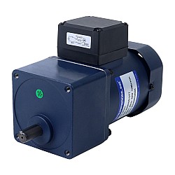 60W 220VAC 50Hz 450RPM 0.99Nm(140.20oz.in) Flange 90mm Spur Gearbox Single-phase AC Induction Motor