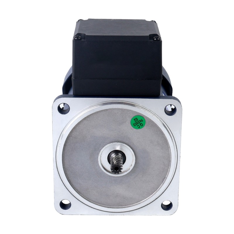 60W 220VAC/380VAC 50/60Hz 13.5/15.5RPM 10.00Nm(1416.12oz.in) Flange 90mm Spur Gearbox Three-phase AC Induction Motor - 5IK60GN-S/S3FT/5GN100K | StepperOnline CA