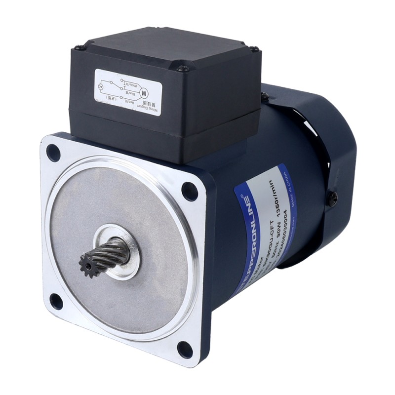 90W 220VAC 50Hz 270RPM 2.60Nm(368.19oz.in) Flange 90mm Spur Gearbox Single-phase AC Induction Motor - 5IK90GU-CFT/5GU5KB | StepperOnline CA 90W 220VAC 50Hz 270RPM 2.60Nm(368.19oz.in) Flange 90mm Spur Gearbox Single-phase AC Induction Motor - 5IK90GU-CFT/5GU5KB | StepperOnline CA